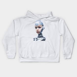 Choose Your Favorite Baby Robot Concept - Adorable and Futuristic Design Kids Hoodie